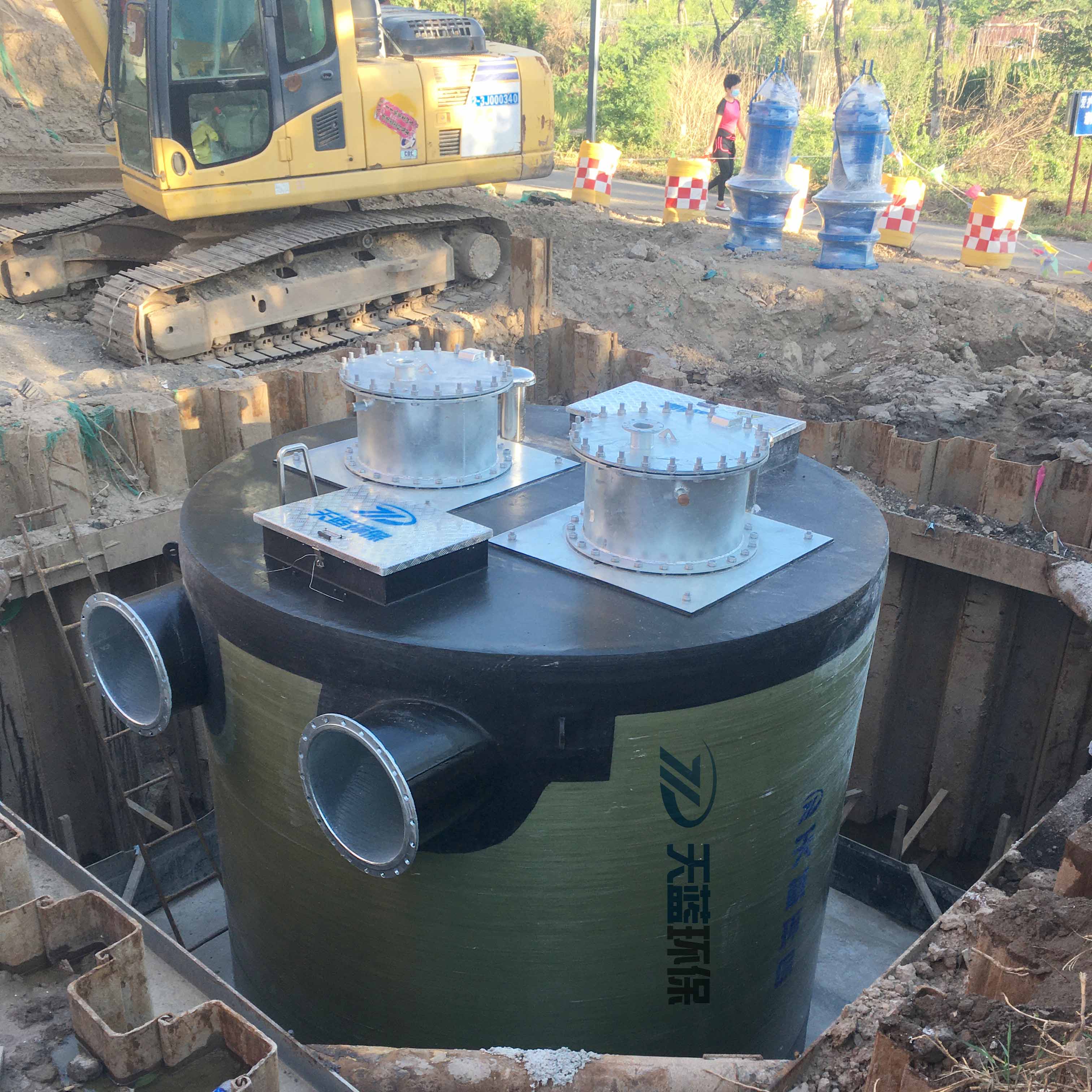 1688 阿里巴巴網(wǎng)站 一體化軸流預(yù)制泵站